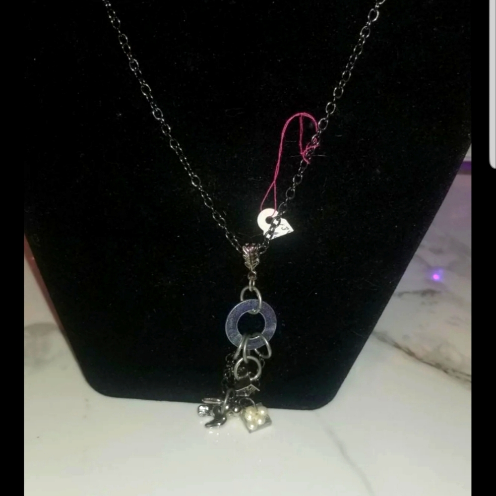 Black chrome necklace